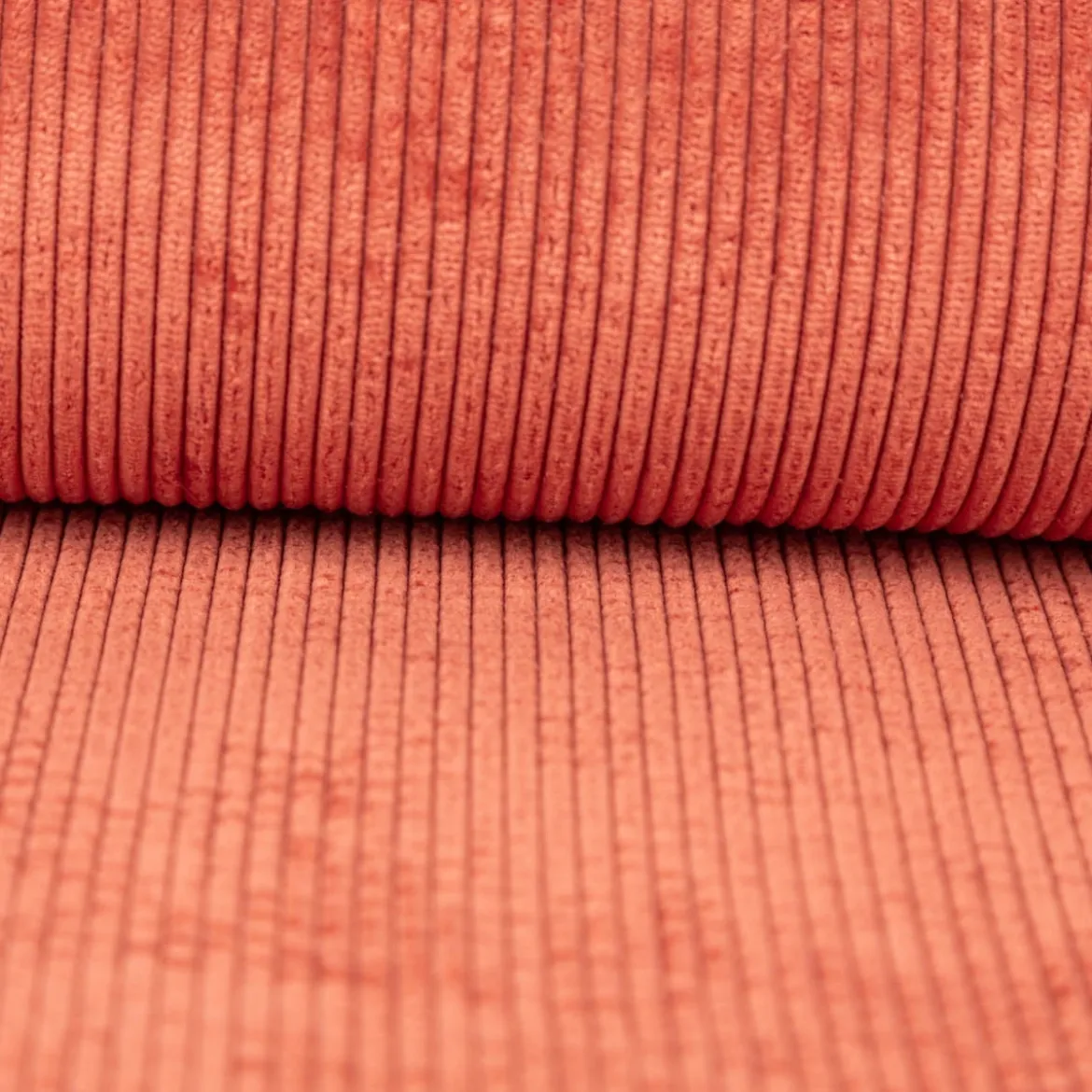 Cord Stoff Breitcord 4.5w uni Ziegelrot 150cm