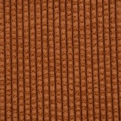 Cordstoff Bubble mit Plüsch Rückseite Doubleface Bekleidungsstoff Dekostoff rost ecru 1,45m Breite