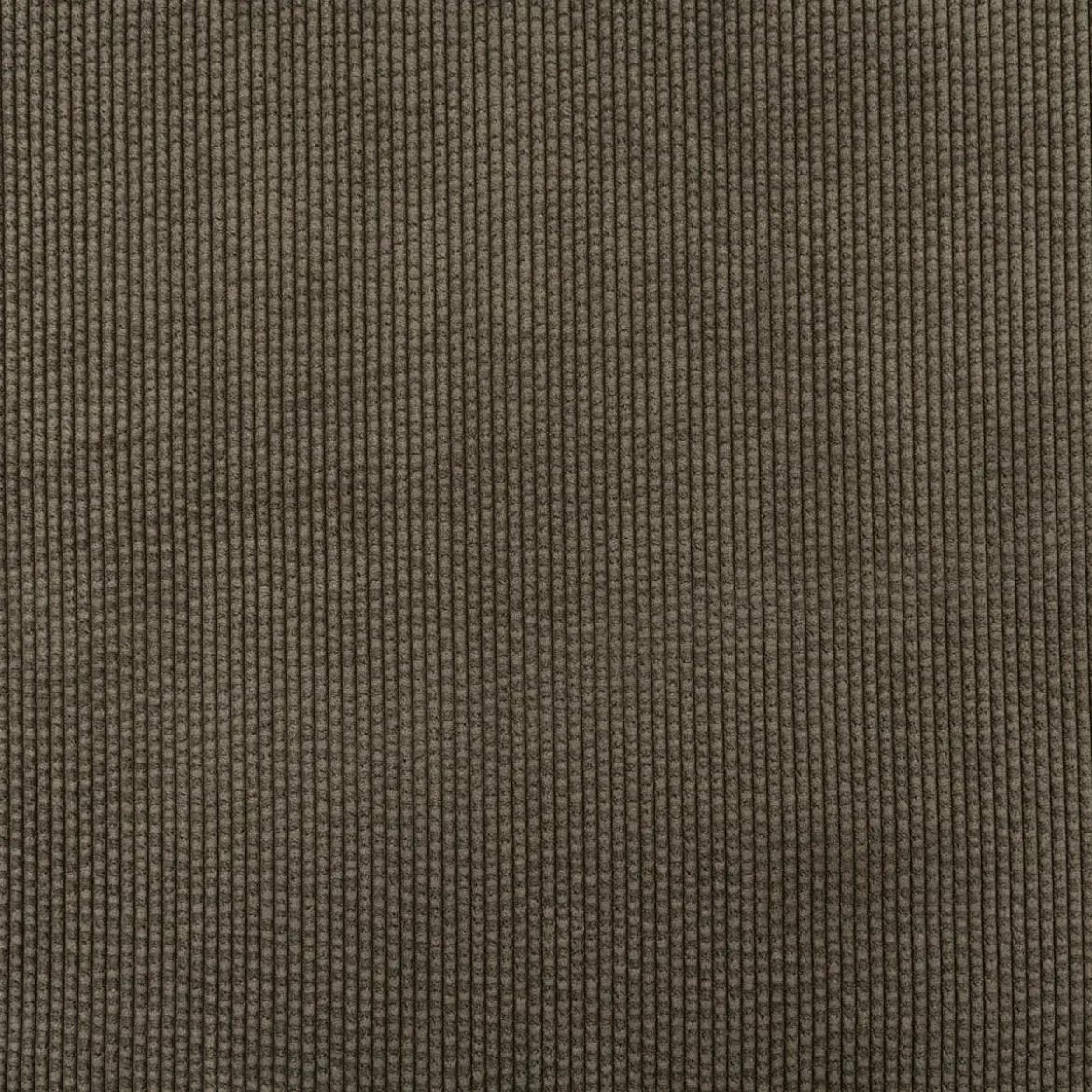 Cordstoff Bubble mit Plüsch Rückseite Doubleface Bekleidungsstoff Dekostoff khaki ecru 1,45m Breite