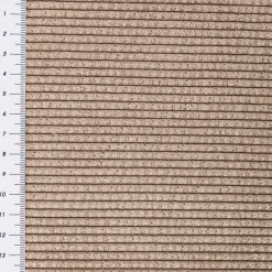 Cordstoff Bubble mit Plüsch Rückseite Doubleface Bekleidungsstoff Dekostoff sand ecru 1,45m Breite