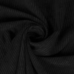 Cordstoff Cord Dekostoff Corduroy schwarz 1,45m Breite