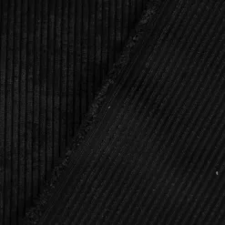 Cordstoff Cord Dekostoff Corduroy schwarz 1,45m Breite