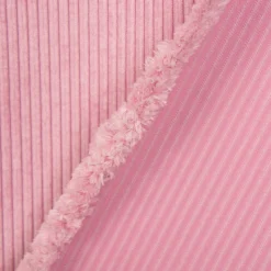 Cordstoff Cord Dekostoff Corduroy rosa 1,45m Breite