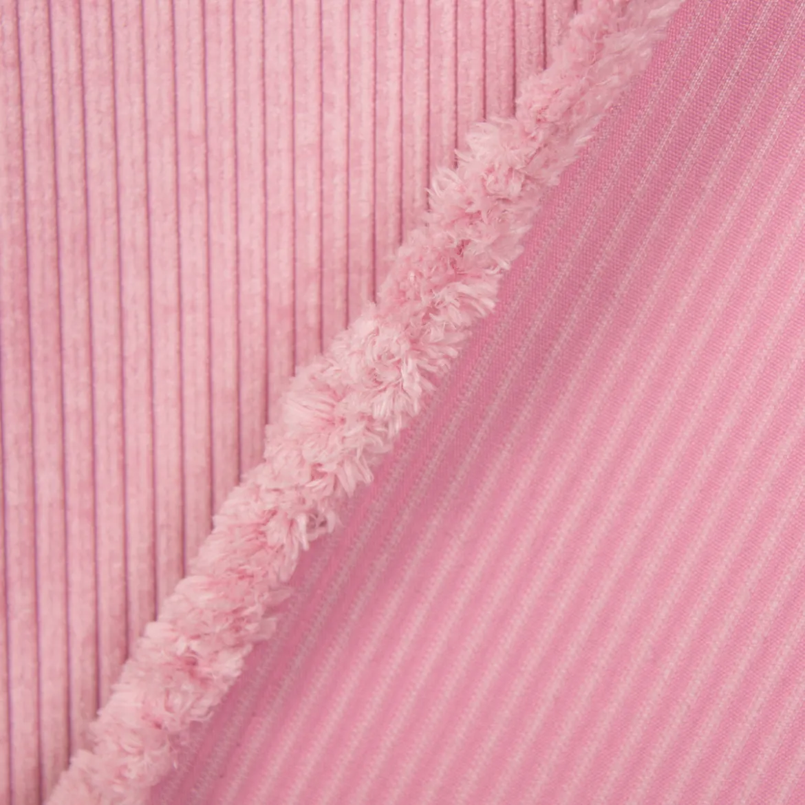 Cordstoff Cord Dekostoff Corduroy rosa 1,45m Breite