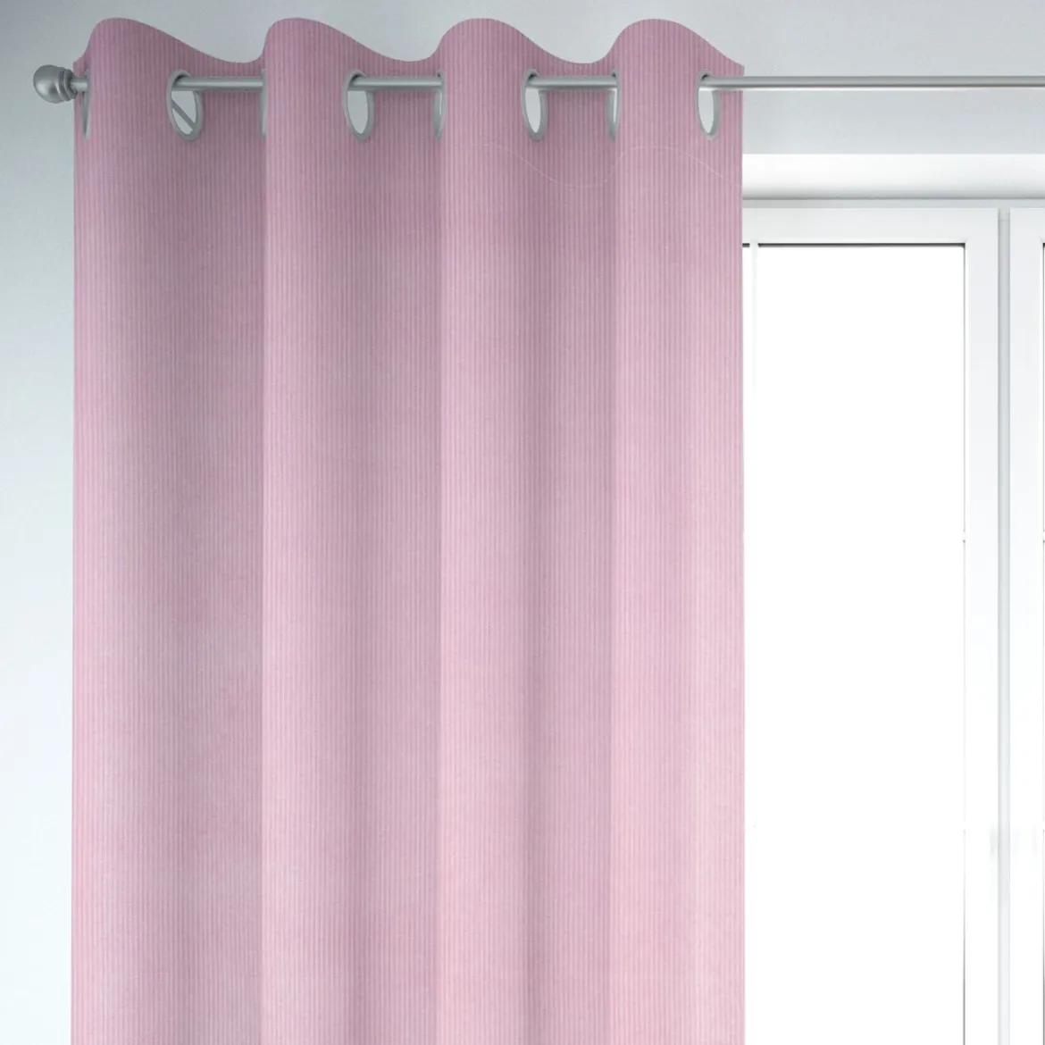 Cordstoff Cord Dekostoff Corduroy rosa 1,45m Breite