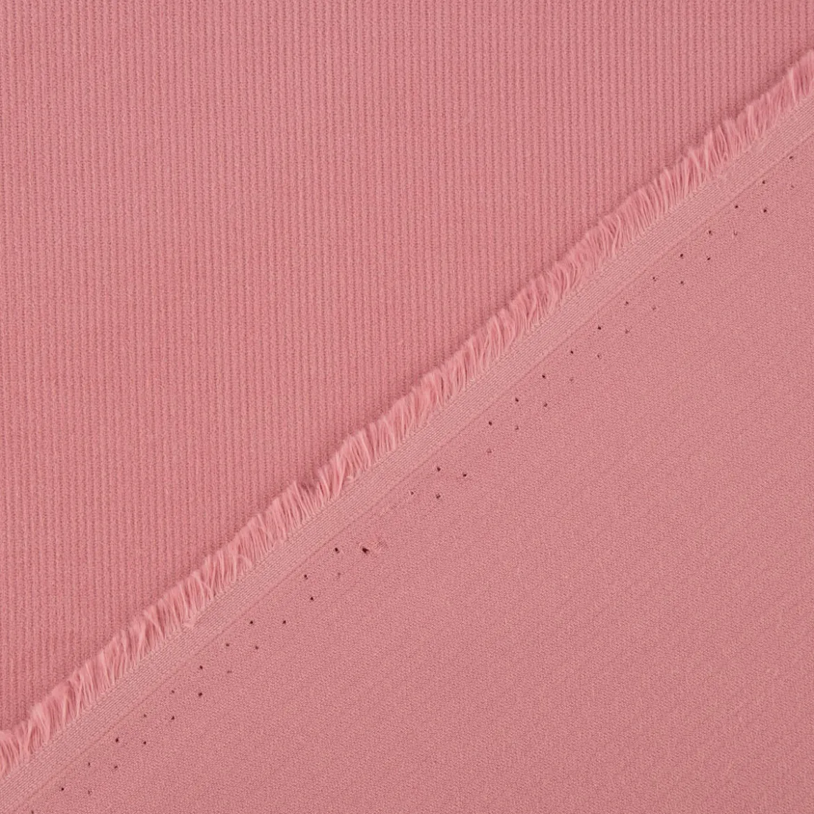 Cordstoff Feincord Baumwolle Meterware einfarbig rosa 1,45m Breite