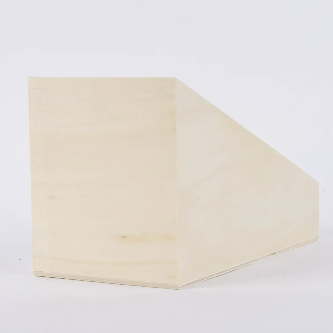 Creativ Company Aufbewahrungskiste mit abgesenktem Rand 2 Fächer rechteckig ohne Griffe 10x19,5x12cm