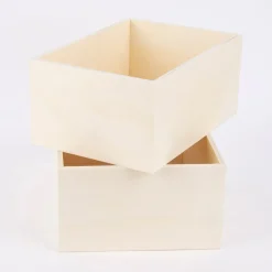Creativ Company Aufbewahrungsboxen rechteckig ohne Griffe 2er Set verschieden groß 31x22,5cm