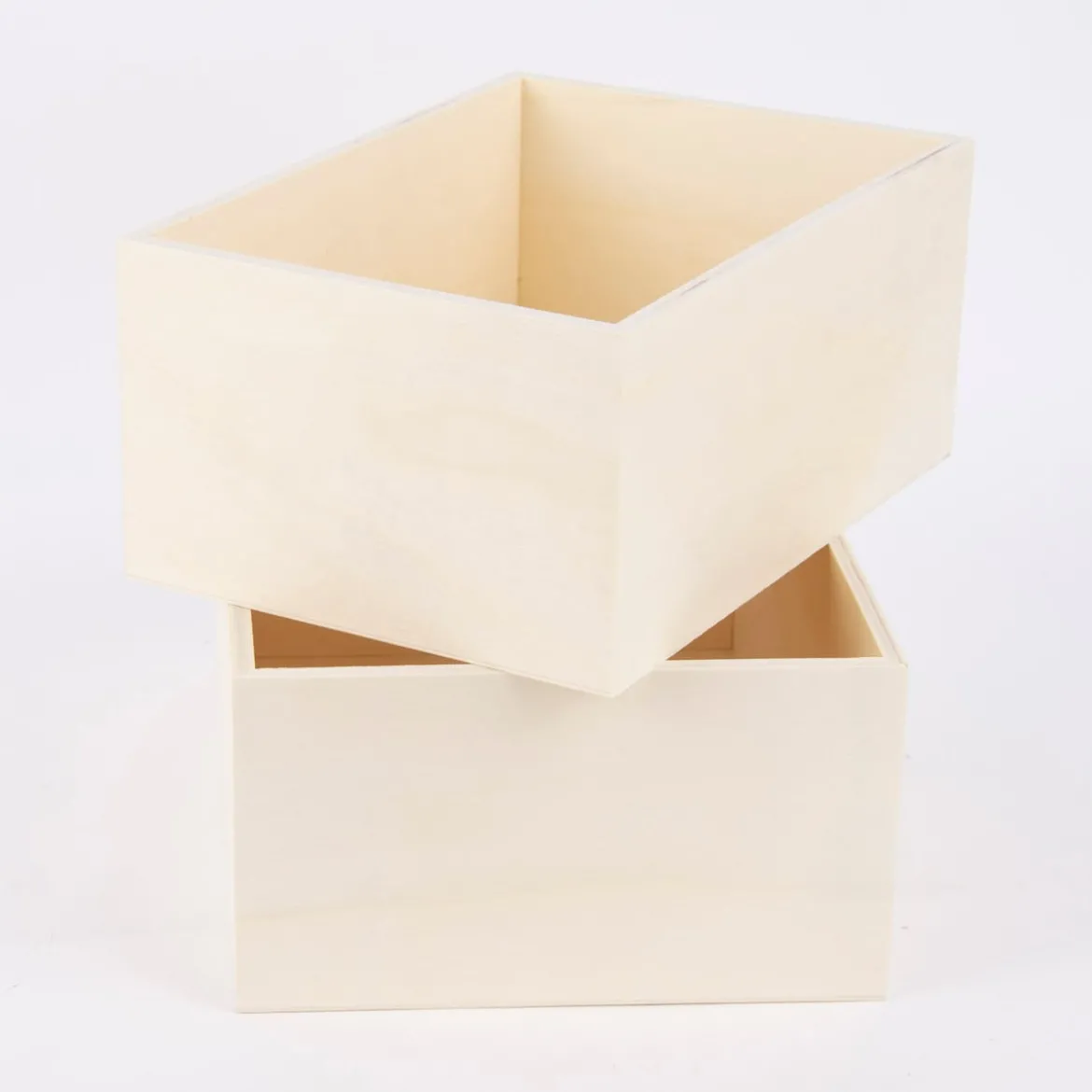 Creativ Company Aufbewahrungsboxen rechteckig ohne Griffe 2er Set verschieden groß 31x22,5cm