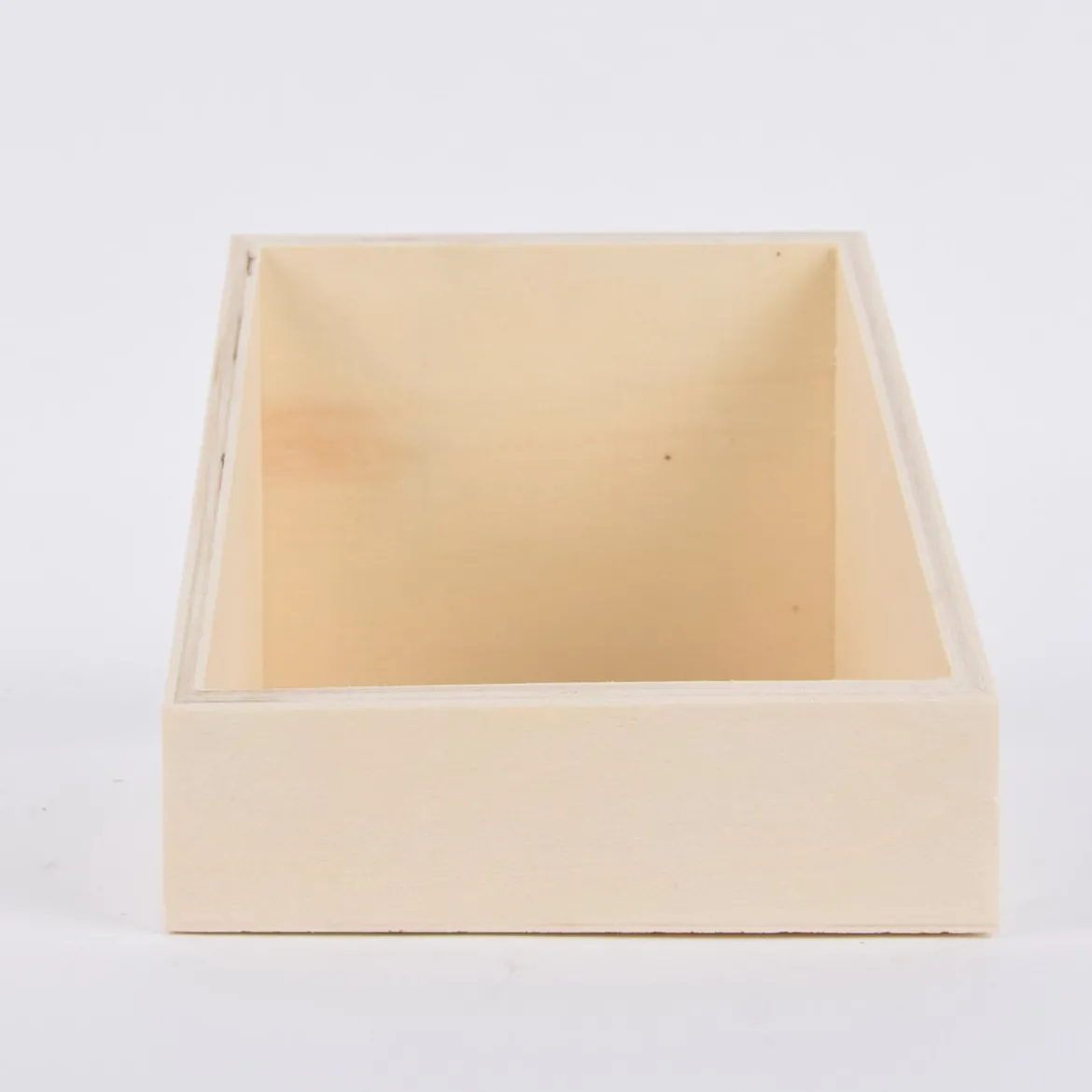 Creativ Company Aufbewahrungskiste mit abgesenktem Rand rechteckig ohne Griffe 15x19,5x12cm