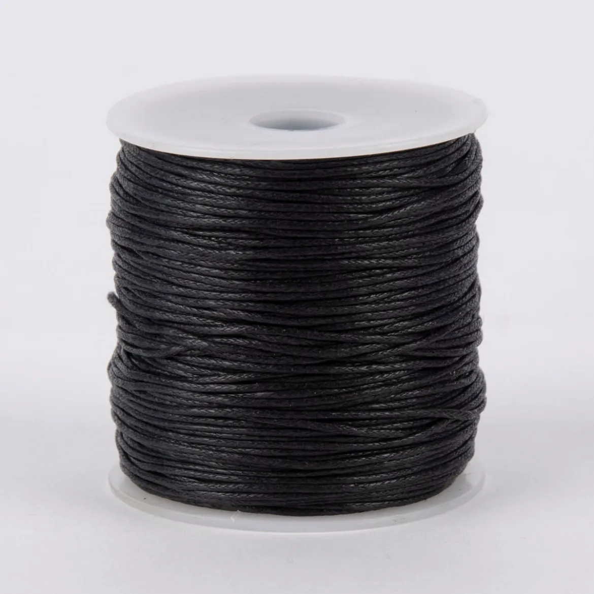 Creativ Company Baumwollband gewachst 1mm schwarz 100m