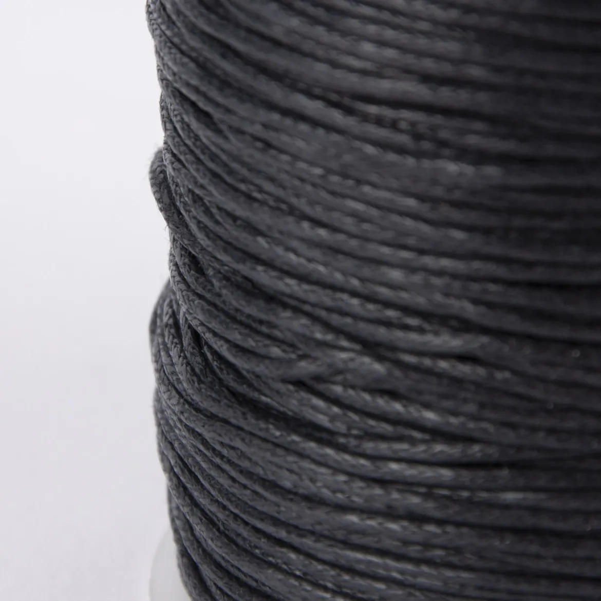 Creativ Company Baumwollband gewachst 1mm schwarz 100m