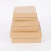 Creativ Company Box mit Deckel quadratischflach 3er Set verschieden groß 20x8cm