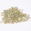 Creativ Company Buchstaben Perlen Set 200 Stück goldfarbig 7mm