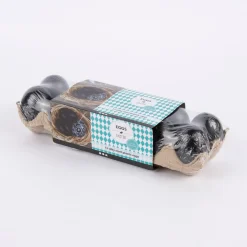 Creativ Company Dekoeier 12er Set Kunststoff schwarz 3,5cm