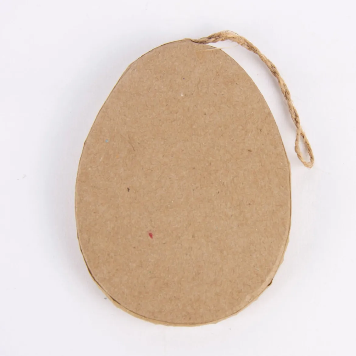 Creativ Company Dekohänger Ei 4 Stück Pappmaché blanko braun 10cm