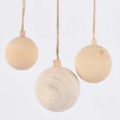 Creativ Company Dekohänger Holzkugel mit Schnur natur 4,8cm