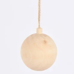 Creativ Company Dekohänger Holzkugel mit Schnur natur 5,5cm