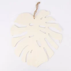 Creativ Company Dekohänger Monstera Blatt groß Holz 34x36cm