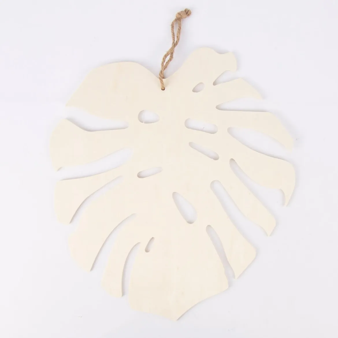 Creativ Company Dekohänger Monstera Blatt groß Holz 34x36cm