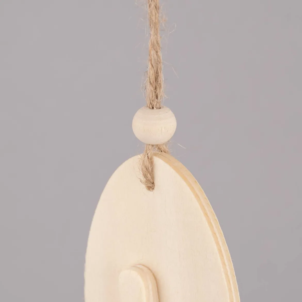 Creativ Company Dekohänger Osterhase Ei Holz natur 17x18cm