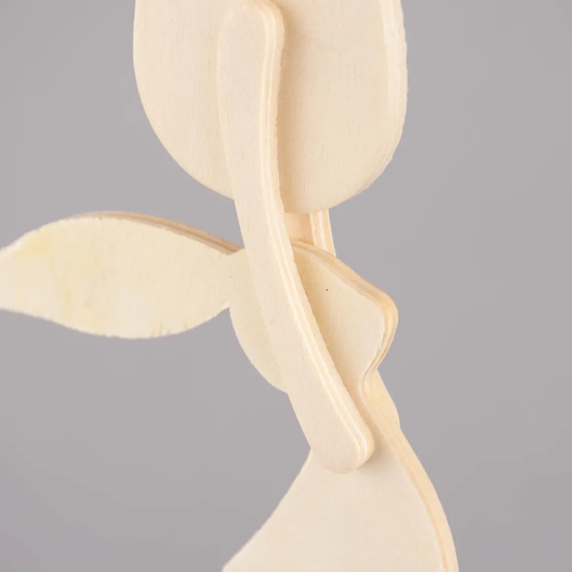 Creativ Company Dekohänger Osterhase Ei Holz natur 17x18cm