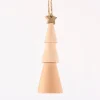 Creativ Company Dekohänger Weihnachtsbaum aus Holz mit Schnur natur 3x9cm