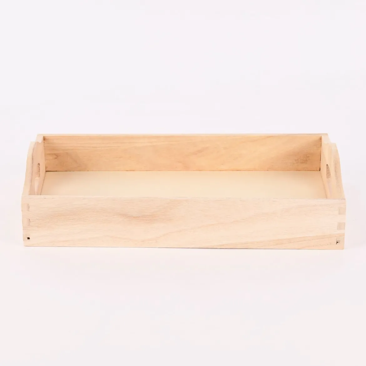 Creativ Company Deko Tablett rechteckig mit Griffen 30x17x5cm