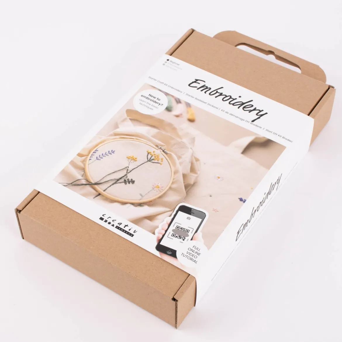 Creativ Company DIY Bastelset Stickerei für Anfänger