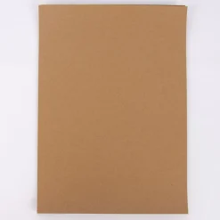 Creativ Company Doppelkarte blanko mit leichter Struktur 10er Pack natur braun 10,5x15cm
