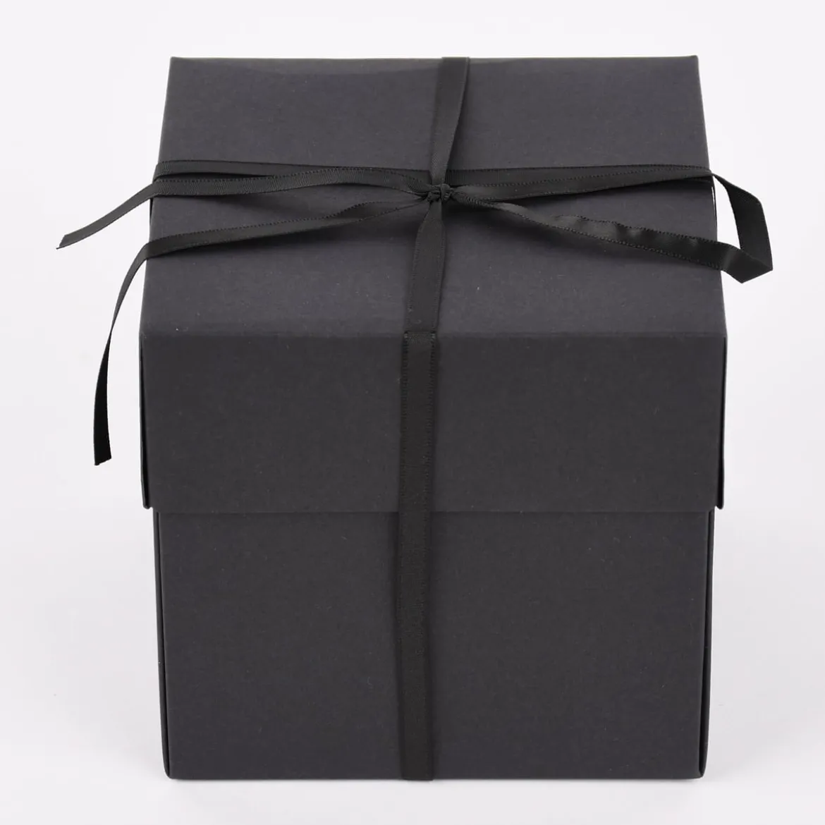 Creativ Company Geschenkbox Explosionsbox schwarz 12x12x12cm