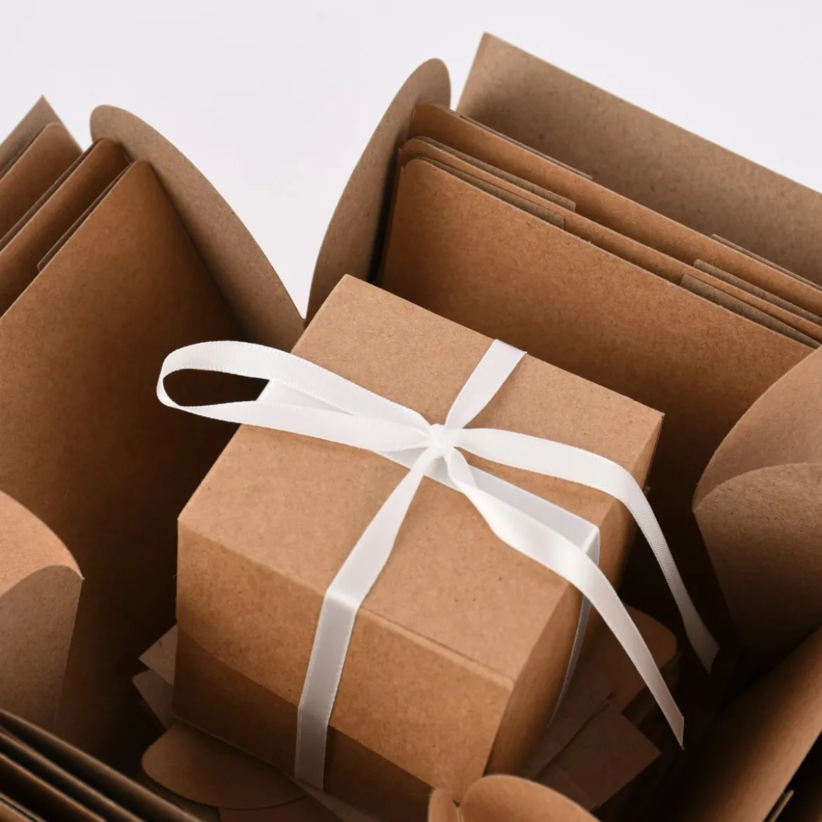 Creativ Company Geschenkbox Explosionsbox natur 12x12x12cm