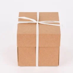 Creativ Company Geschenkbox Explosionsbox natur 12x12x12cm