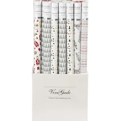 Creativ Company Geschenkpapier mit verschiedenen Weihnachtsmotiven 70x200cm 80g