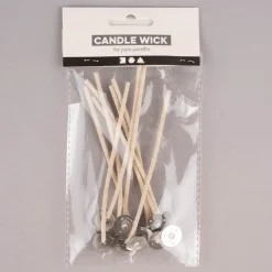Creativ Company Gewachste Kerzendochte 10 Stück Länge 11cm