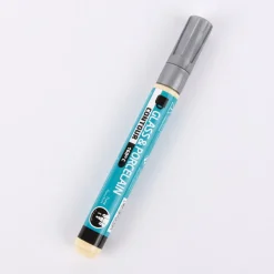 Creativ Company Glas- und Porzellanmalstift für Konturen Strichstärke 1-2mm silberfarbig