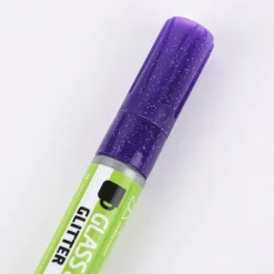Creativ Company Glas- und Porzellanmalstift Strichstärke 2-4mm lila Glitter halbdeckend