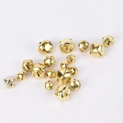 Creativ Company Glöckchen goldfarbig 18 Stück sortiert 3 verschiedene Größen