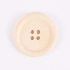Creativ Company Holzknöpfe rund 10 Stück natur 3,5cm