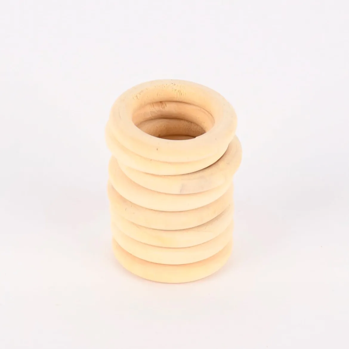 Creativ Company Holzring Gardinenring 8 Stück 3,5cm