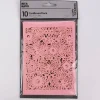 Creativ Company Karton mit ausgestanztem Spitzenmuster 10 Stück einfarbig rosa 10,5x15cm
