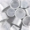 Creativ Company Kerzenhalter Manschetten 12er Set rund Metall silberfarbig 2,5cm