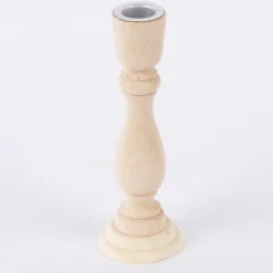 Creativ Company Kerzenhalter für Stabkerzen Holz 5,5x16,5cm
