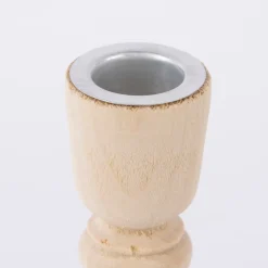 Creativ Company Kerzenhalter für Stabkerzen Holz 5,5x16,5cm