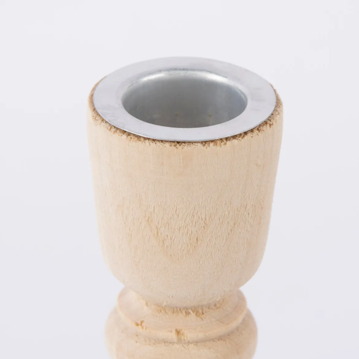 Creativ Company Kerzenhalter für Stabkerzen Holz 5,5x16,5cm
