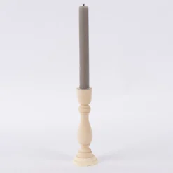 Creativ Company Kerzenhalter für Stabkerzen Holz 5,5x16,5cm