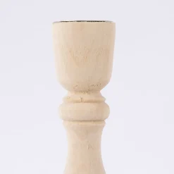 Creativ Company Kerzenhalter für Stabkerzen Holz 5,5x16,5cm