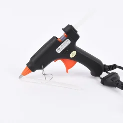 Creativ Company Kleine Klebepistole Niedrigtemperatur mit 2 Klebesticks 13cm
