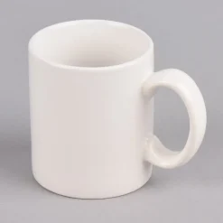 Creativ Company Kleine Tasse Porzellan blanko weiß 6x7cm