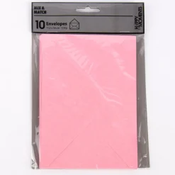 Creativ Company Kuvert einfarbig rosa 10 Stück 11,5x16cm